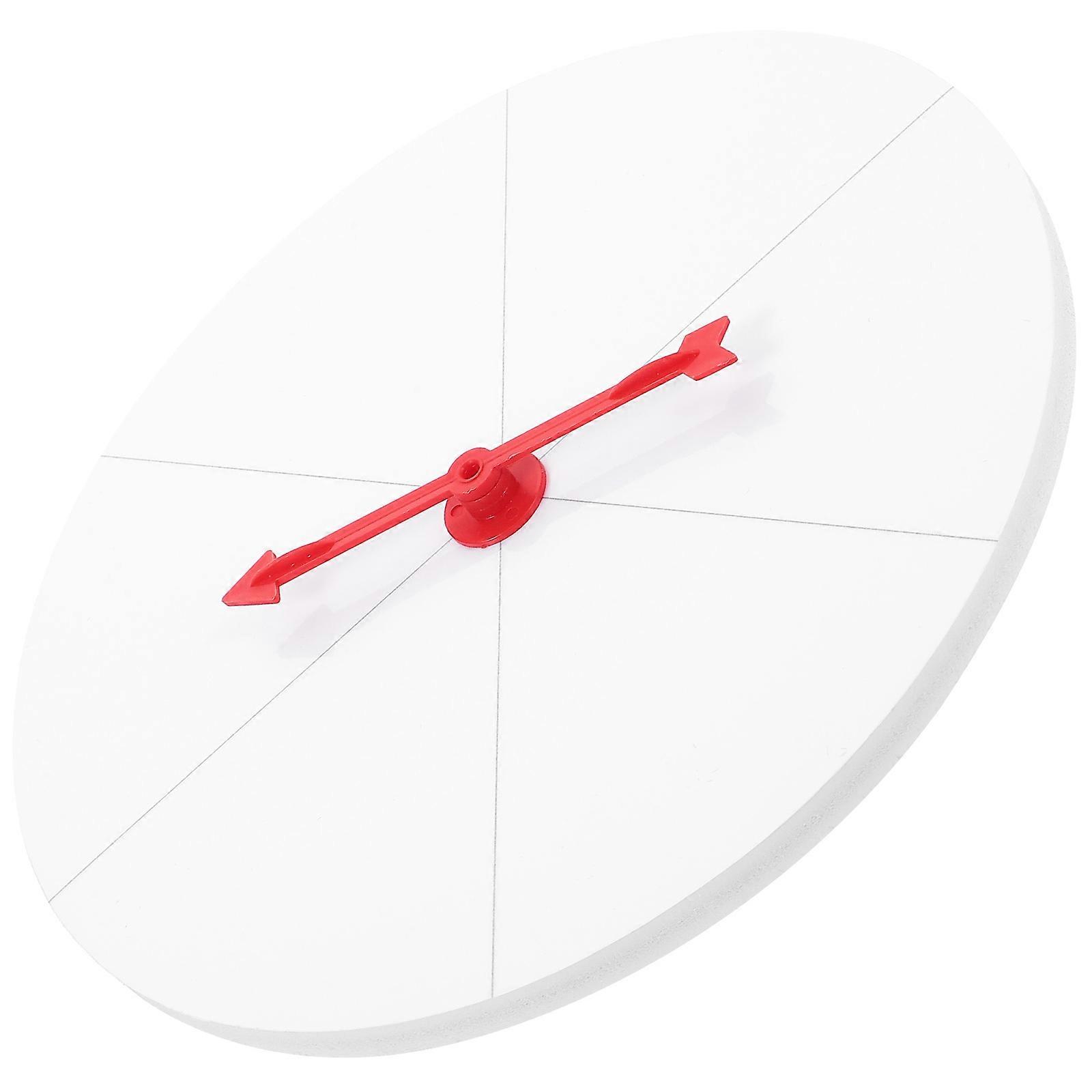 DIY Turntable Prize Wheel for Prank Use White Plastic Game