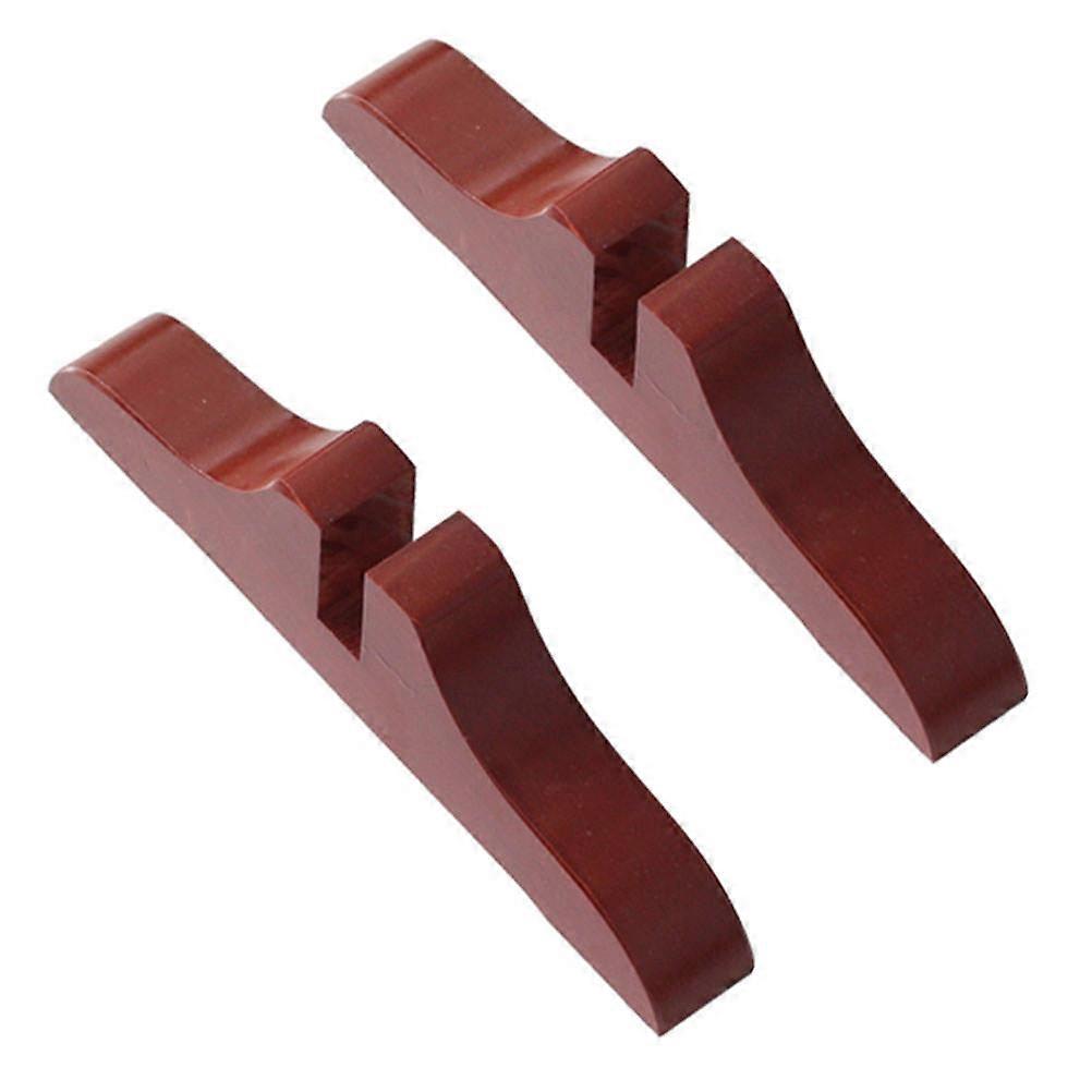 Screen Bracket Plastic Screen Base for Support Use 2Pcs Brown Divider Clips