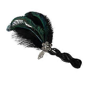 Hair Band Black for Decoration Green Headband Headdress
