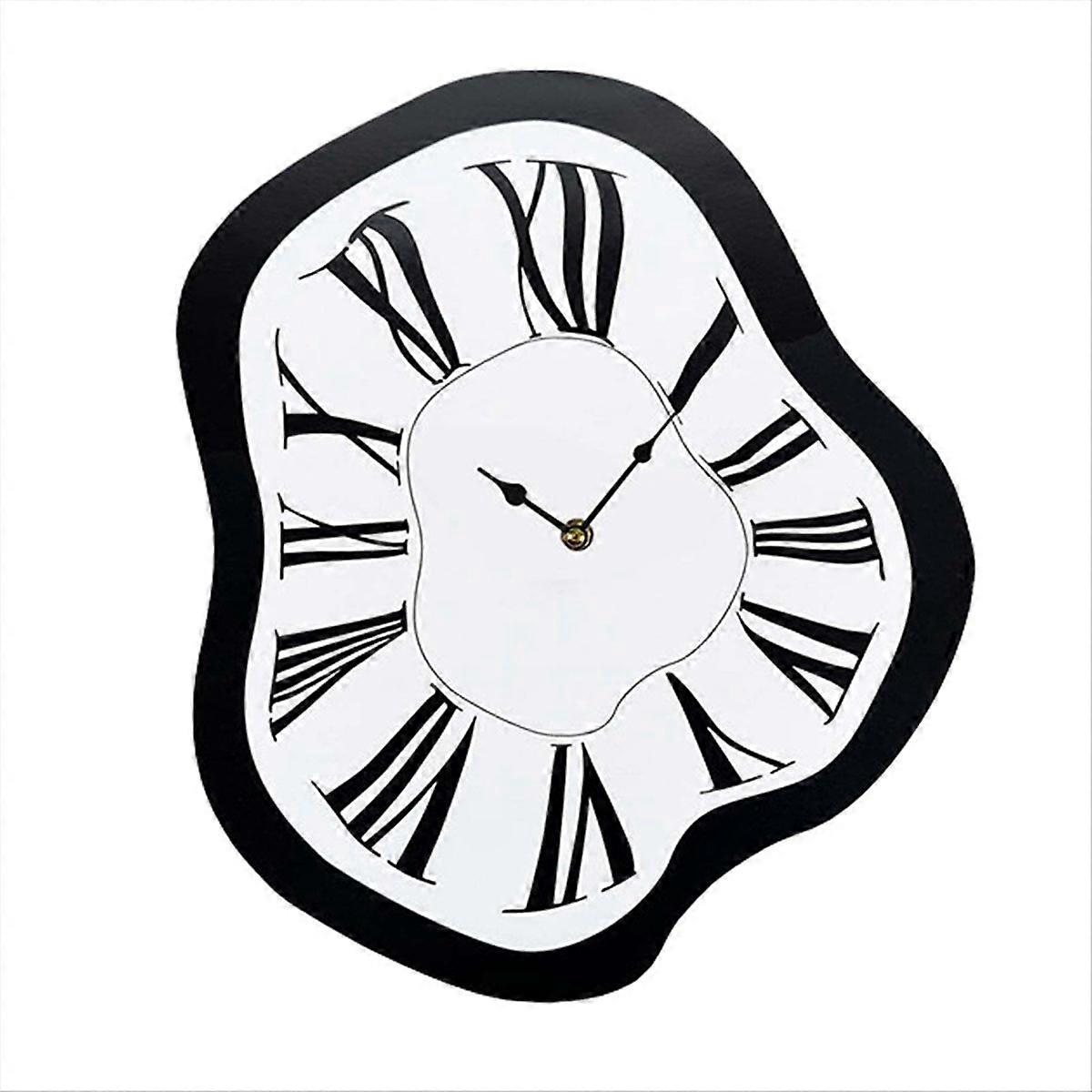 Dali's Twisted Clock, INS Style Wall Clock, Silent Wall Clock
