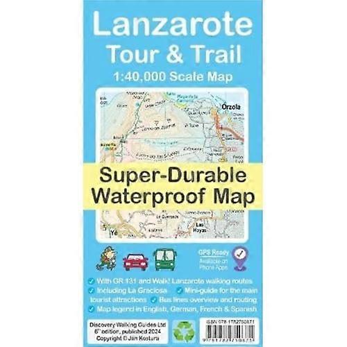 Mapa de Lanzarote Tour & Trail