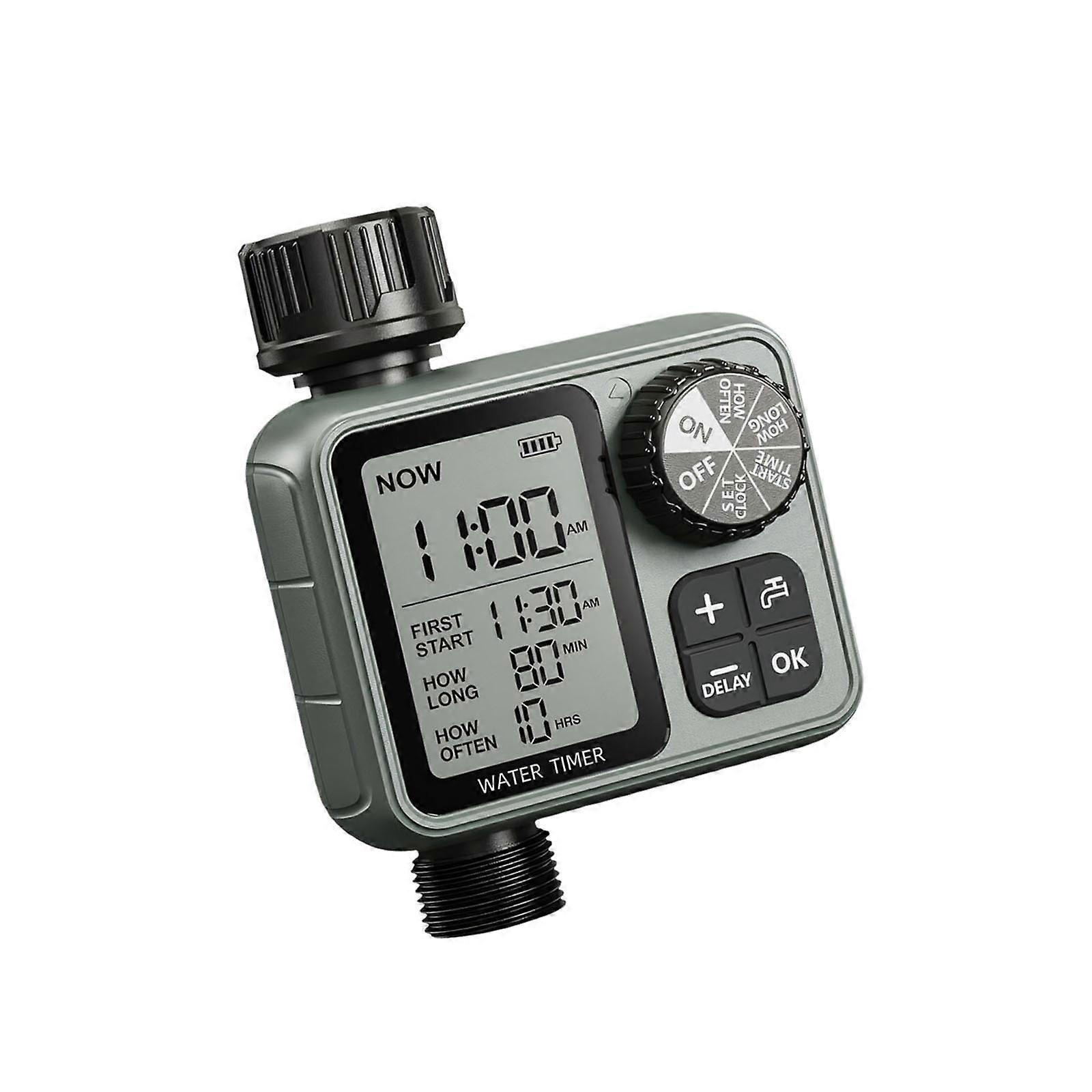Sprinkler Controller With Complete Coverage And Visible Screen For Easy Watering Control Multicolor