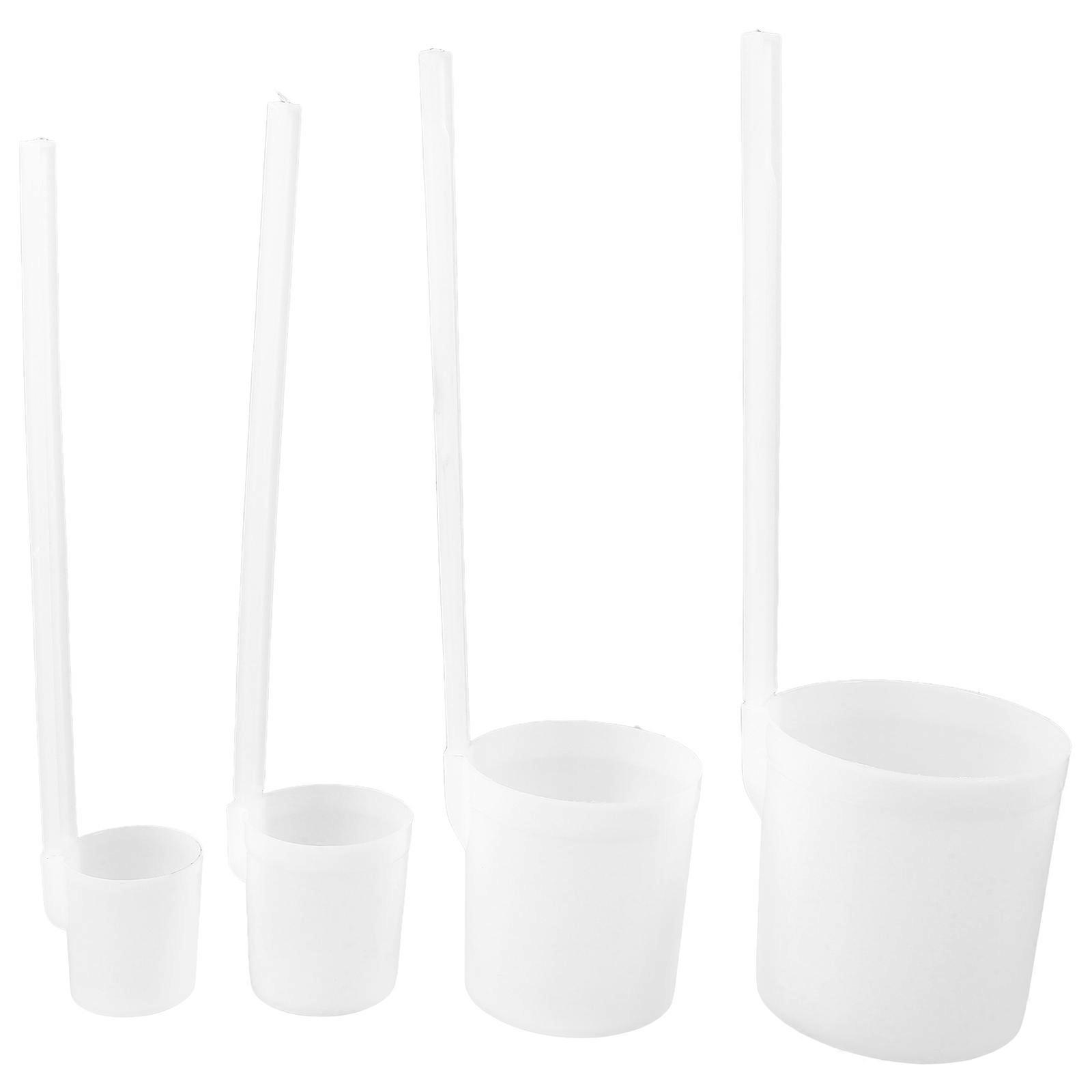 Long Handled Plastic Wine Ladle for Serving 4Pcs Practical Wine Scoop Set