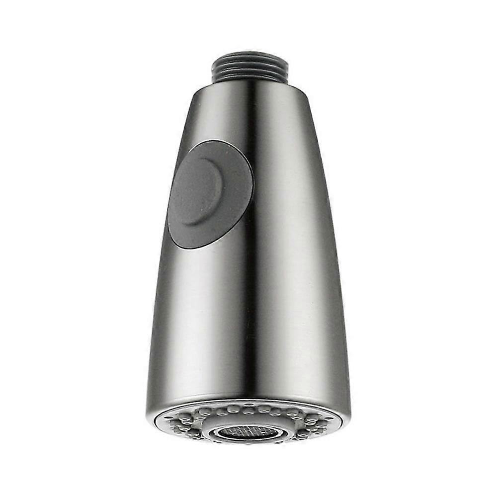 Silver Kitchen Faucet Filter Pull Out Sprayer Nozzle with Two Settings 2Set