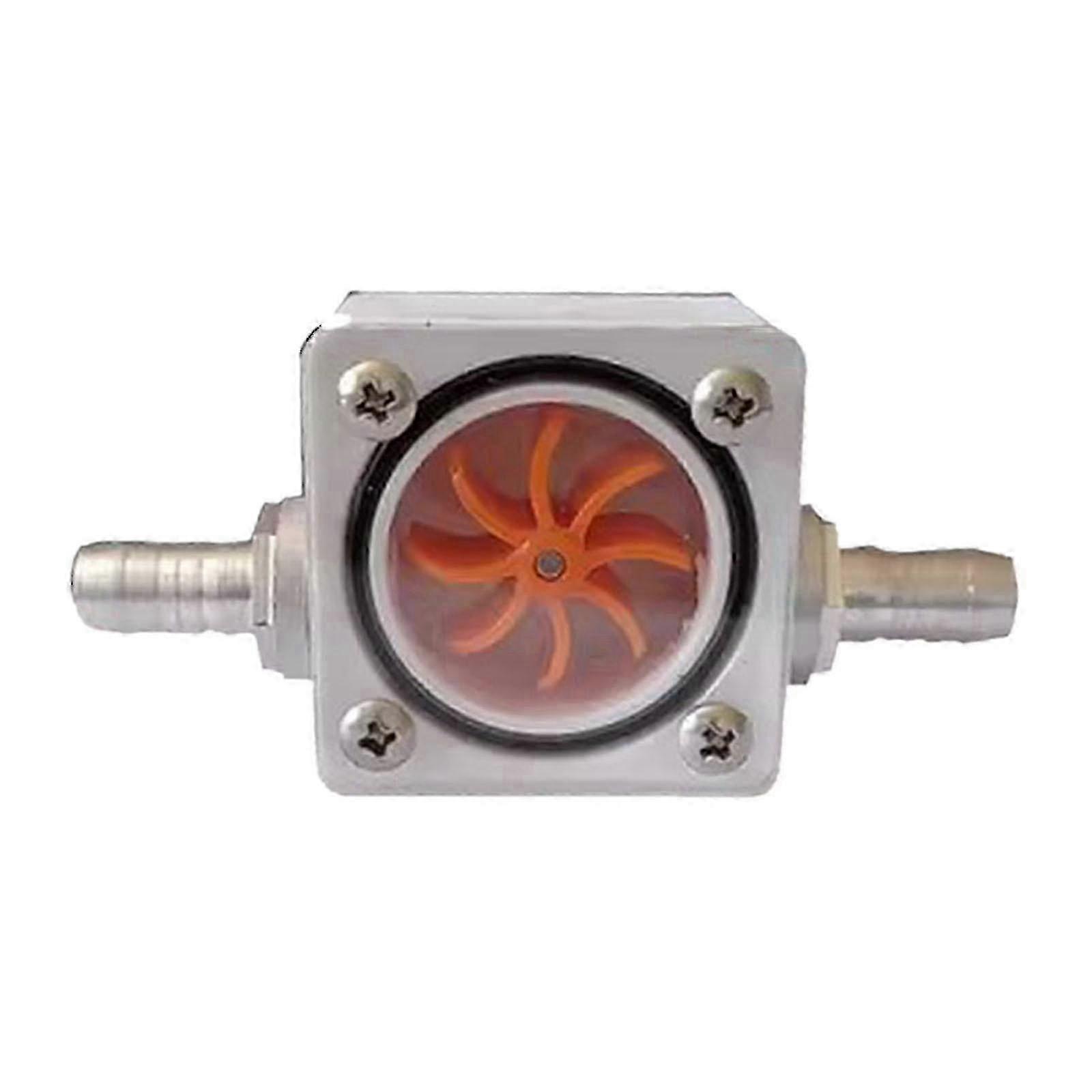 Practical Flow Measuring Tool with Impeller for Pipes - Water Flow Indicator Connector
