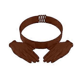 Verstelbare handpalmvormige zonnehoed – ultralicht en handsfree – voor buitensporten of het strand.