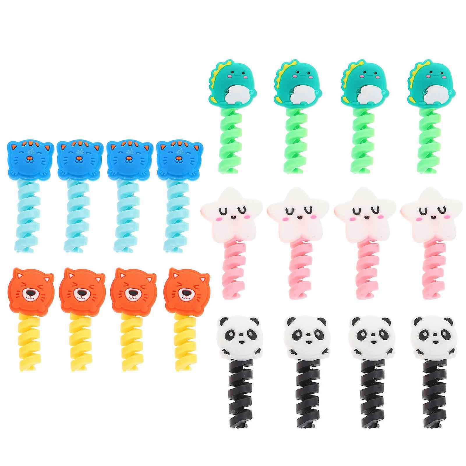 Animal Charger Protector Cable Protector for Earphone 50Pcs Pack
