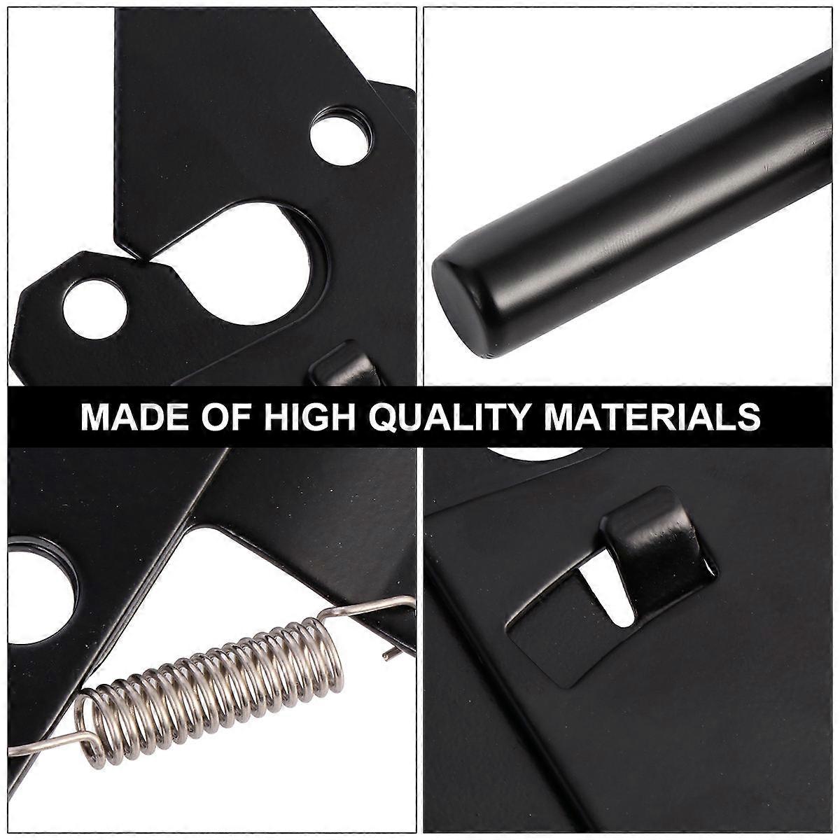 Quick Self-Locking Gate Latch Heavy Duty Automatic Latch for Door with Fasteners