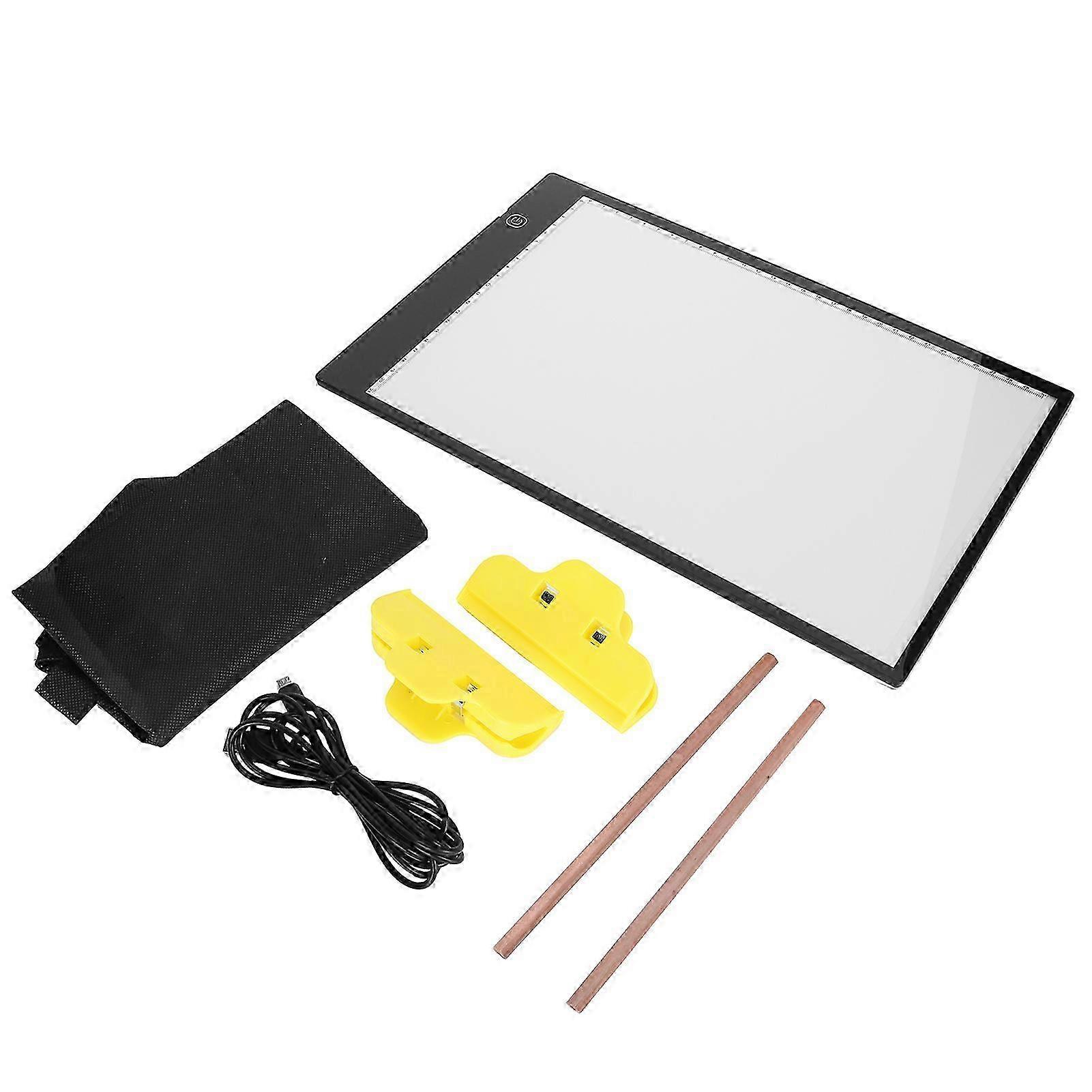 A4 LED Light Board Adjustable HighBrightness Tracing Dimmable USB Drawing Box Tool Set