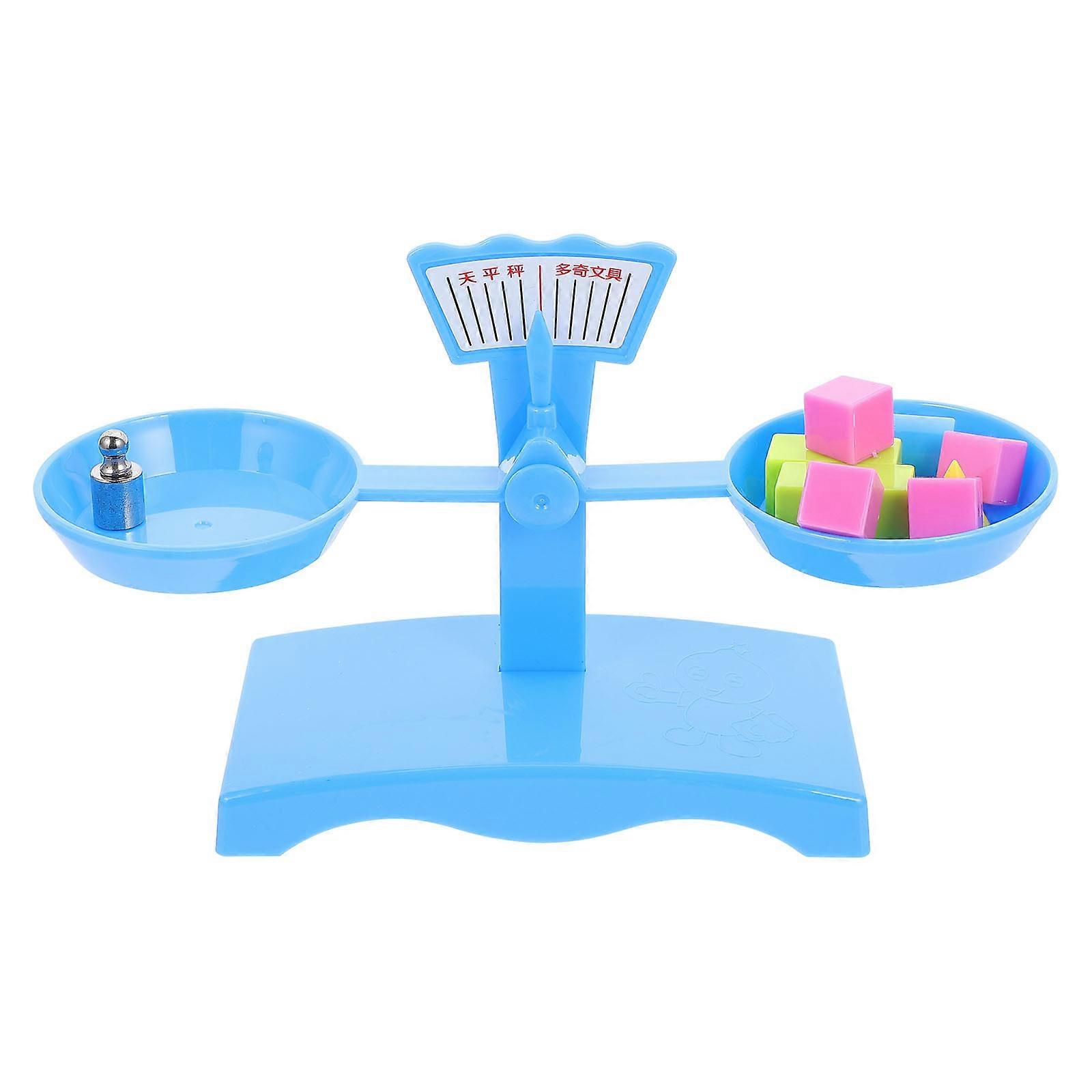 Math Weighing Scale Toy Set for Scientific Study 1Set Balance Scale