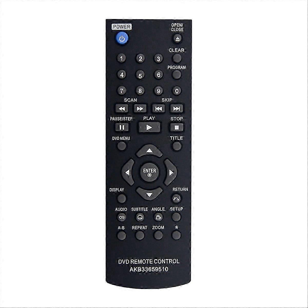 Remote Control AKB33659510 Replace for DVD Player DP122 DP520
