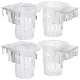 4pcs aquário planta titular peixes tanque planta titular aquário plantador copo pendurado aquário plantador copo