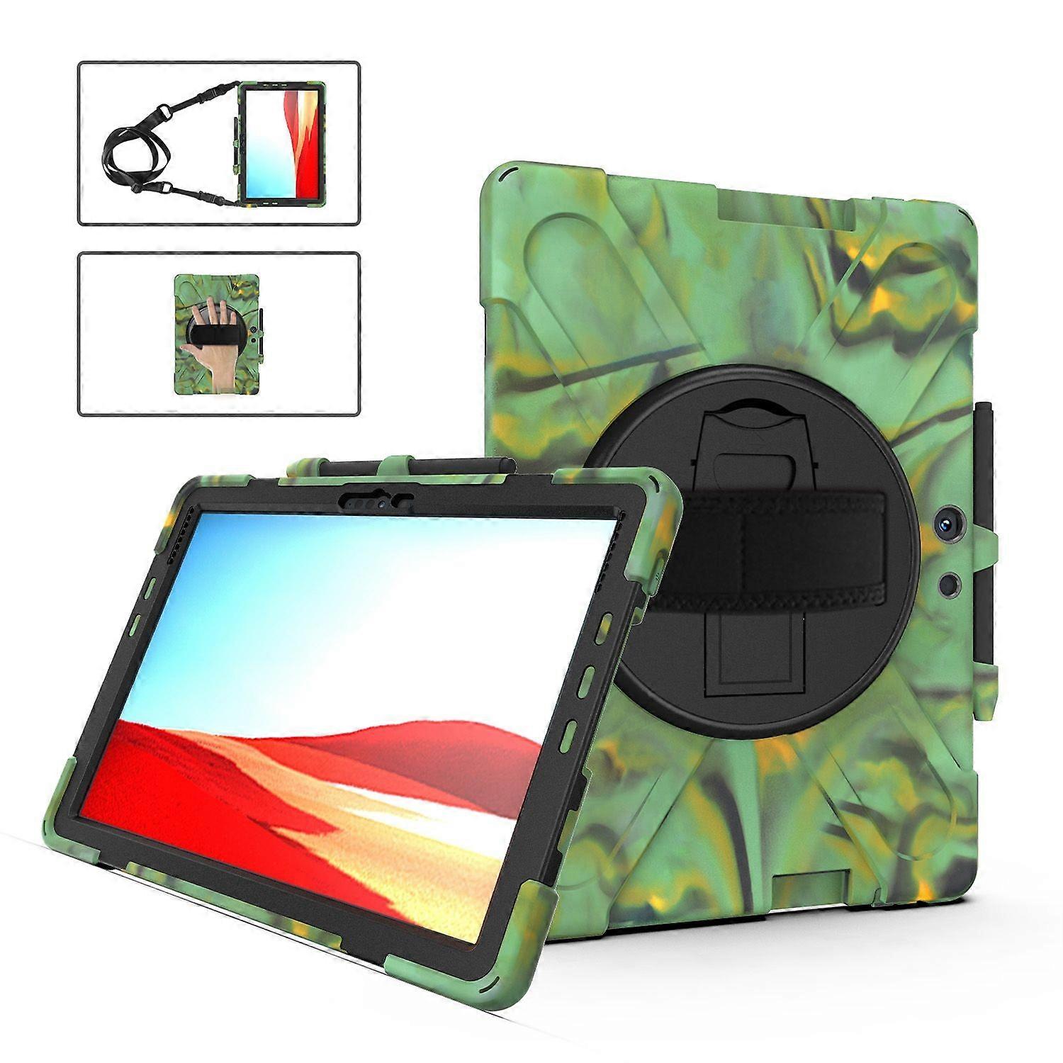 For Microsoft Surface Pro X Shockproof Silicone+PC Case