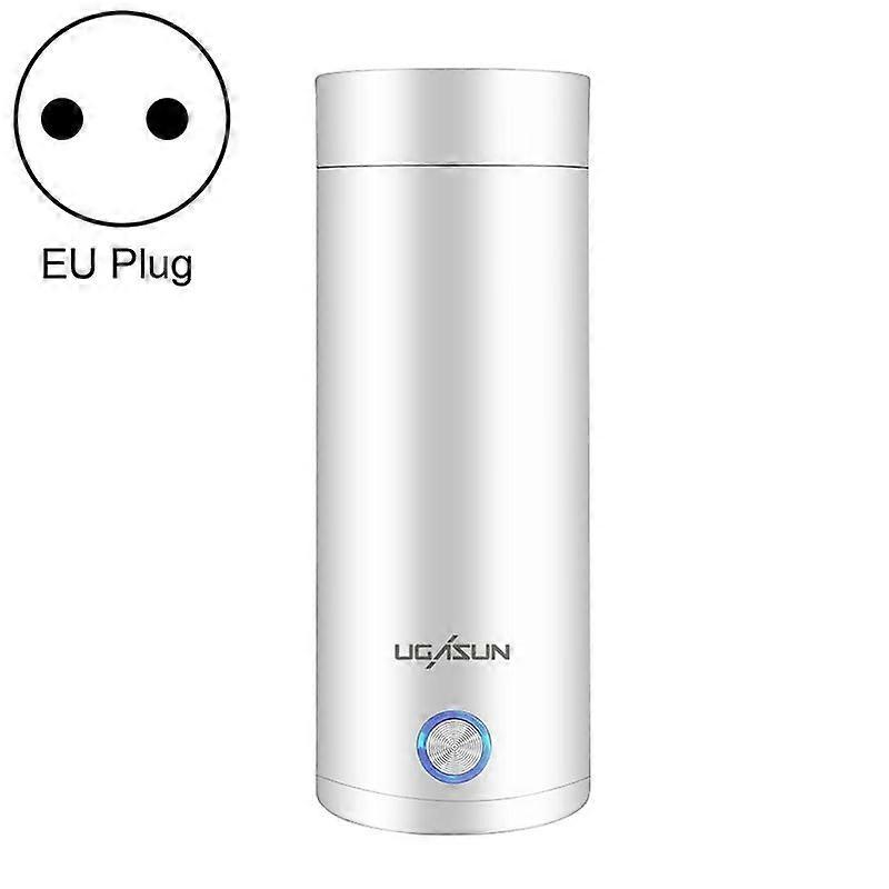 UGASUN Portable Electric Heated Cup, Color: EU Plug (Withe) EU Plug (Withe)