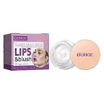 Farbwechselnder Lippenstift in Scharlachrot, intensiv feuchtigkeitsspendend, pflegender Lippenbalsam, langanhaltend, nährend, Make-up-Primer, 50 g