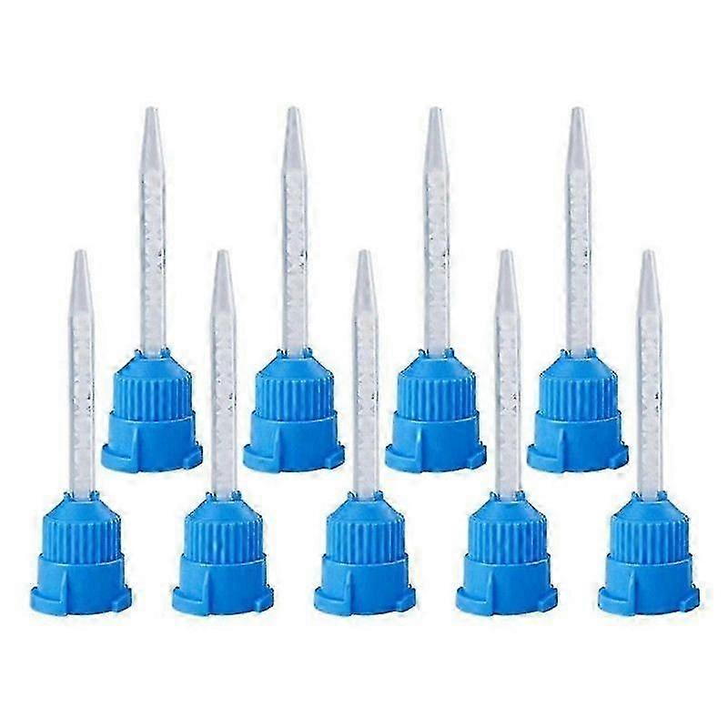 50Pcs Mixing Tips Impression Blue 1:1 NT7012