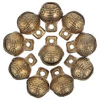 Copper for Crafts Decoration 50Pcs Vintage Style Bells