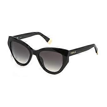 Sunglasses Furla SFU886 0700 Black LUCIDO 54/20/140 WOMAN