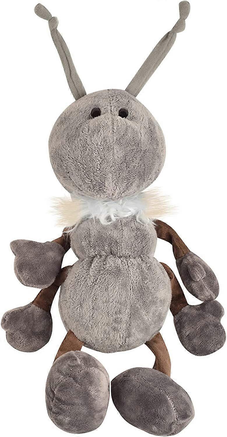 Formiga de pelúcia com cachecol - Brinquedo de insetos macios de pelúcia huggable- 15 polegadas