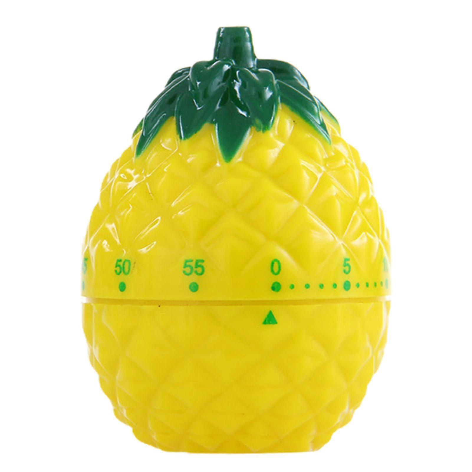 Kitchen Timer Pineapple  Shape Mechanical Rotation Manual Countdown Timer Kitchen Accessories KAESI