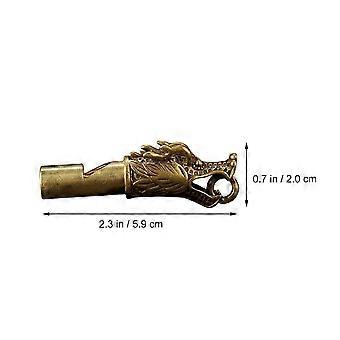 2pcs Dragon Head Whistles Whistles Teacher Equipment Pendant Whistle