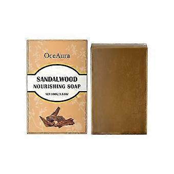 Sapone multifunzionale per la pelle di sandalo Pulizia profonda e nutriente della pelle Sapone quotidiano per massaggi e cure