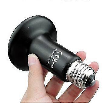 Huisdier verwarming gloeilamp infrarood zwart keramische emitter warmte lamp lamp voor reptielen dieren verwarming brooder Chocadeira keramische warmte