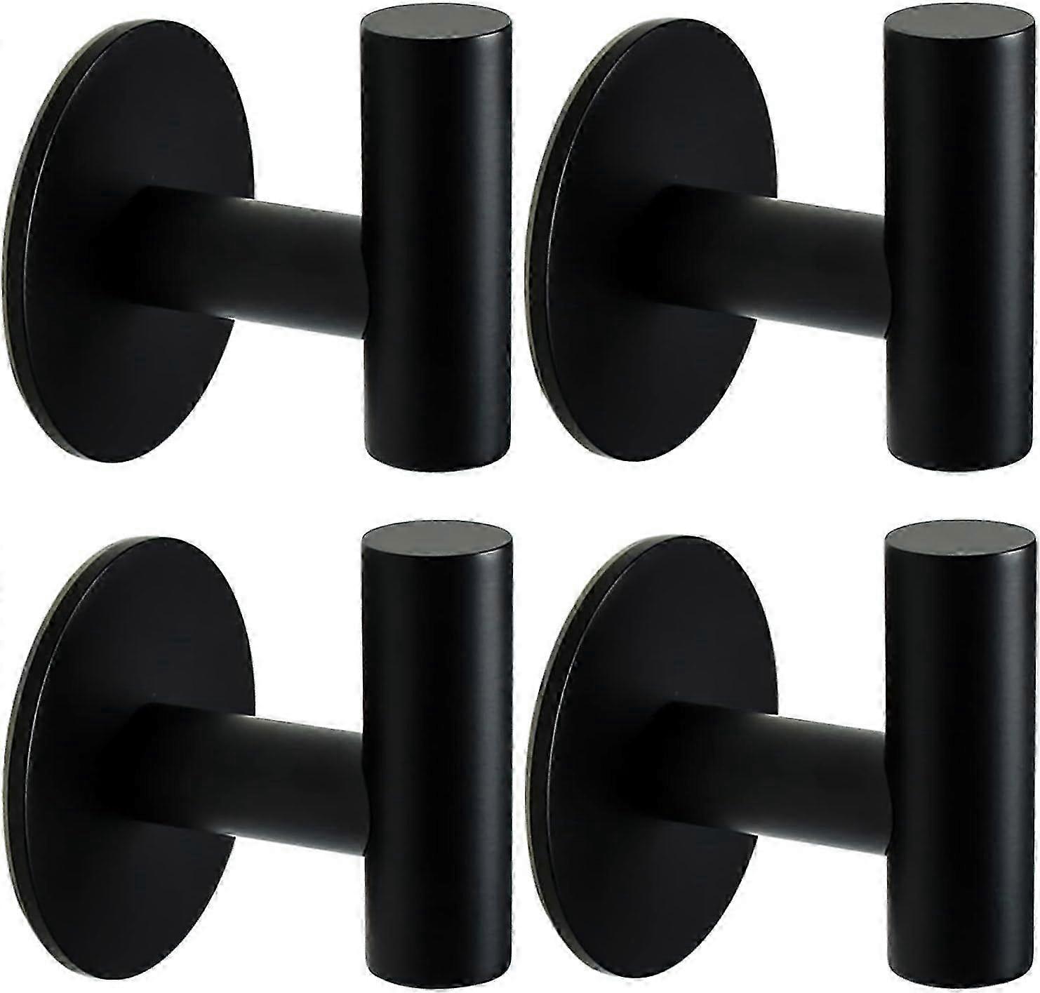4 PCS Towel Rack Wall Hooks for Bathroom