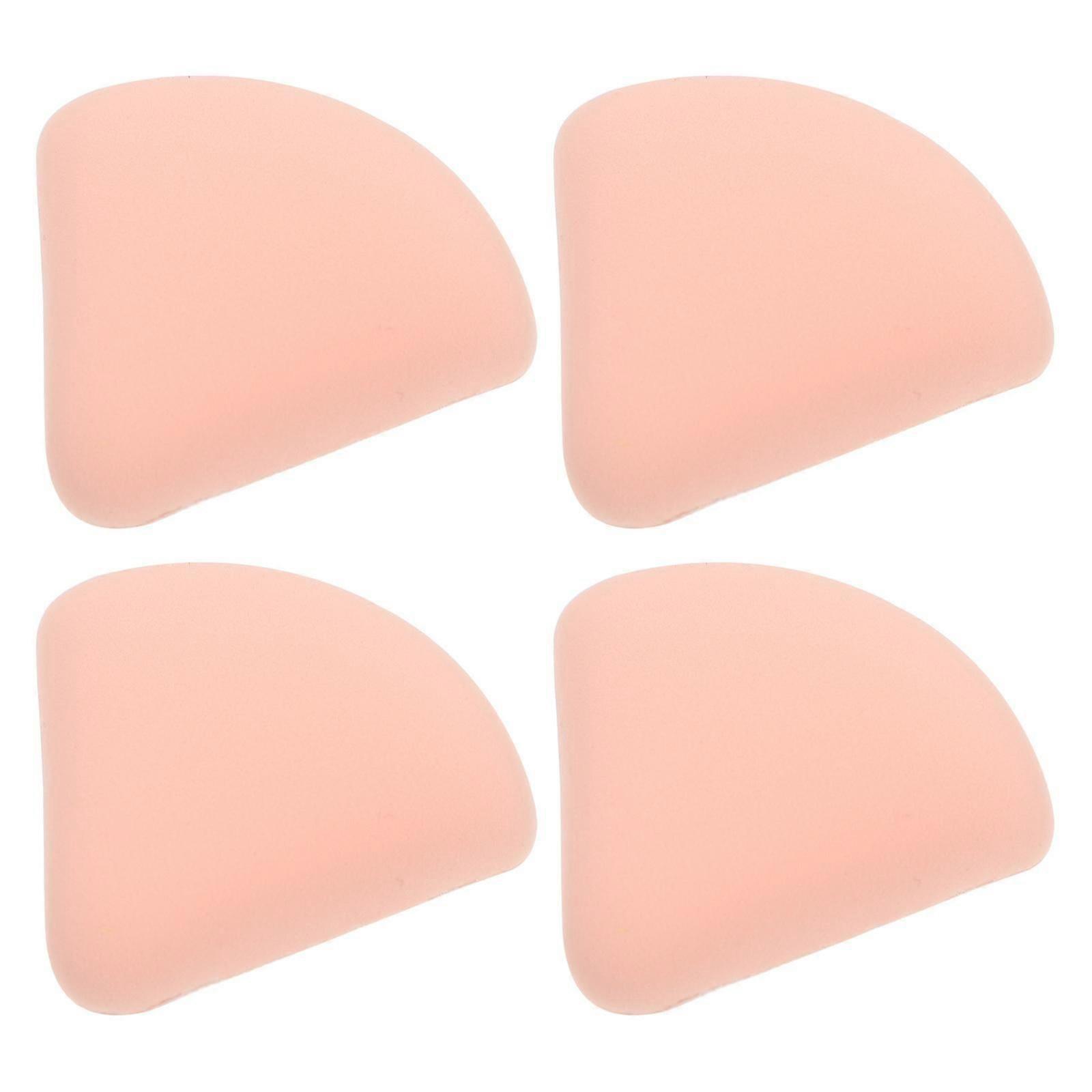 Makeup Triangle Powder Puff Pink for Face 4Pcs