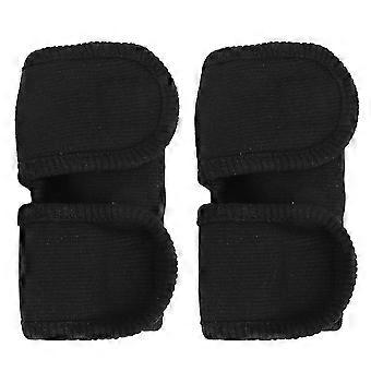 2 stuks Hond Kat Been Brace Elleboogbeschermer Warme Kniebeschermers Operatie Wond Leggings Bescherming Zwart M