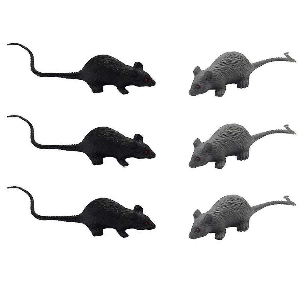 Trick Mouse Props Artificial Terrible Mini Mouse Toy Set 12Pcs