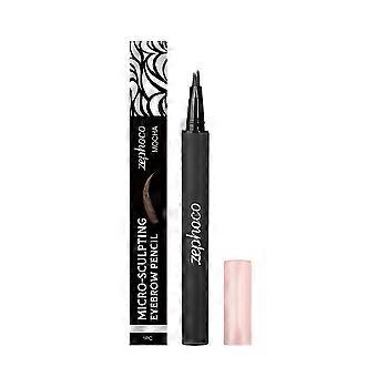 Zephoco Mocha Eyebrow Pencil Smooth and Smooth Pen Tip Natural Color Rendering Suitable for Daily Makeup and Parties