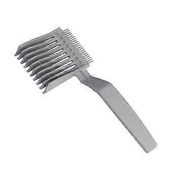 Friseurkämme, professioneller Haarschneidekamm, gebogener Positionierungskamm für Friseursalon, hitzebeständiger Kammknipser mit flacher Oberseite (5 Stück)