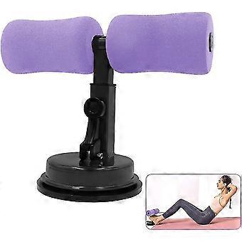 Selbstsaugende Situp-Bar, Sit-Up-Assistenzgerät, Handheld, tragbares, multifunktionales Bauchübungswerkzeug, lila