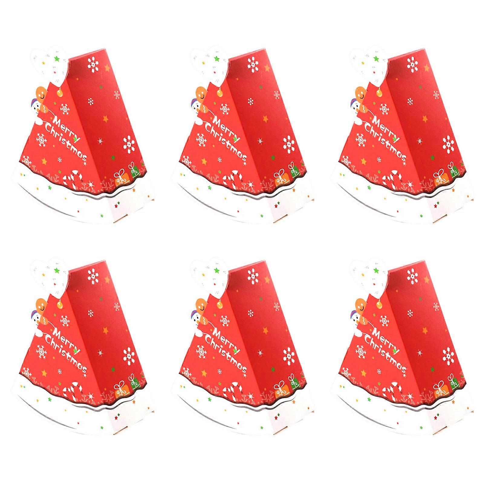 Christmas Gift Box with Tree Design for Candy Packaging
