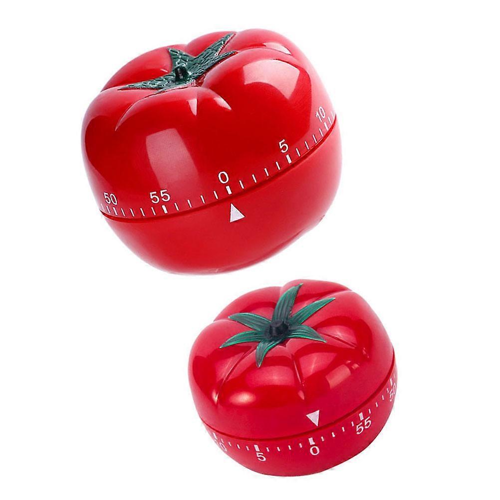2pcs Tomato Design Timer Kitchen Cooking Timers Mechanical Cooking Timers