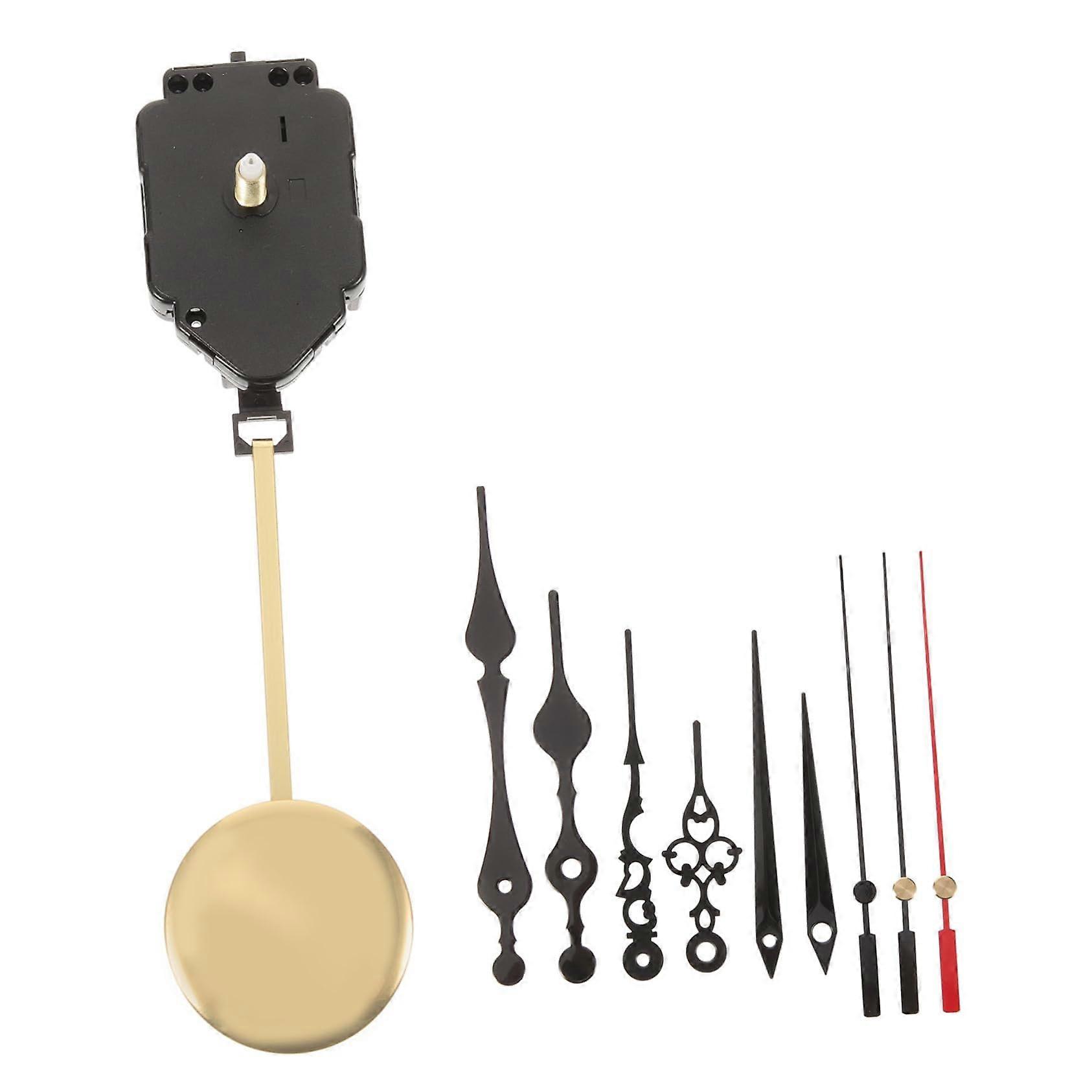 Quartz Clock Movement Replacement Kit Silent Wall Clock Mechanism for DIY Pendulum