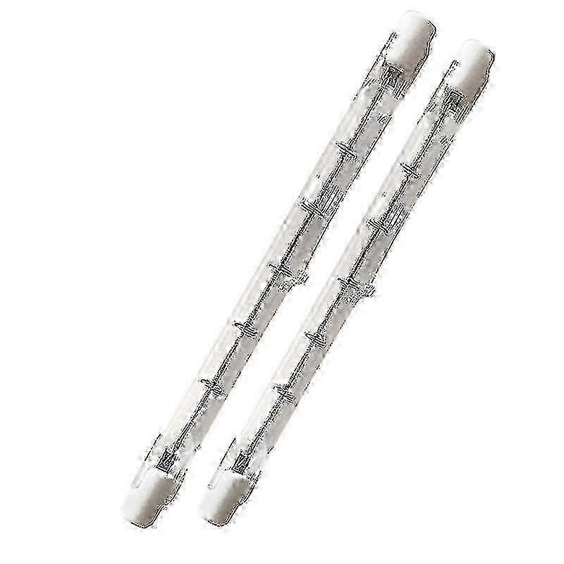 2Pcs 300W Dimmable R7s Linear Halogen Bulbs 118mm Compatible with Security Floodlight