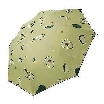 Kompakter UV-Schutz-Regenschirm mit kreativem Fruchtmuster, Reiseschirm, ideales Urlaubsgeschenk