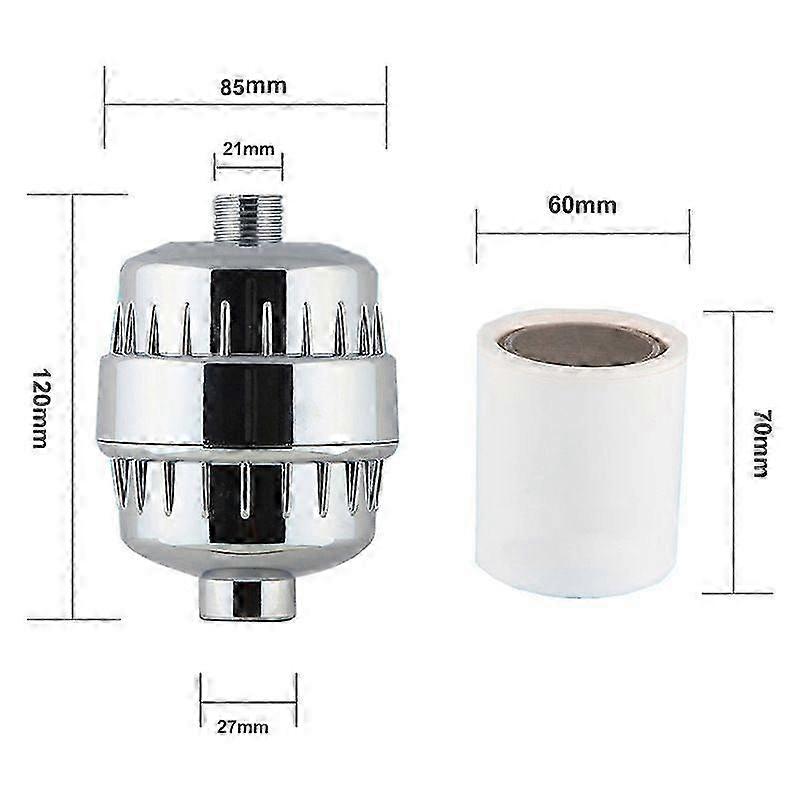 Shower head filter hard water filter