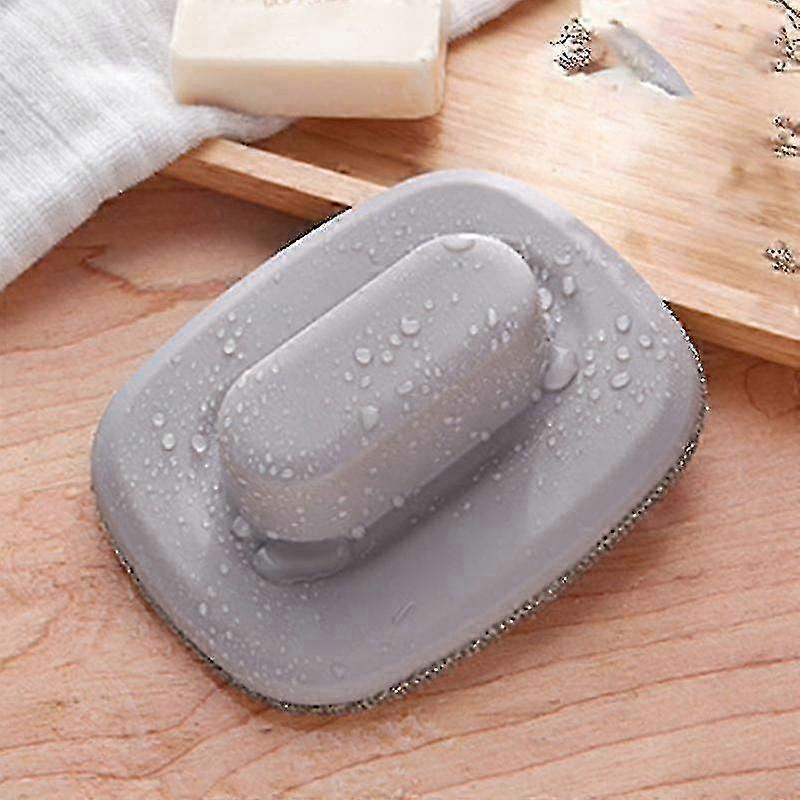 Screen Window Cleaning Brush With Handle Handheld Decontamination Brushes2pcs-grey