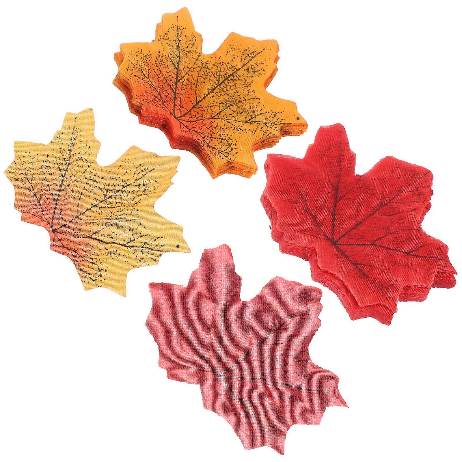 Party Maple Leaves Decor Artificial Maple Leaves for Decor 2500Pcs
