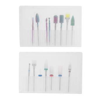 15pcs Professional Nail Art Drill Bit Set Electric Manicure Machine Drill Bits Nail Sander Tip Set