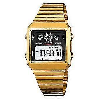2450 Men Business Multifunctional Watch Casual Waterproof Square Electronic Watch