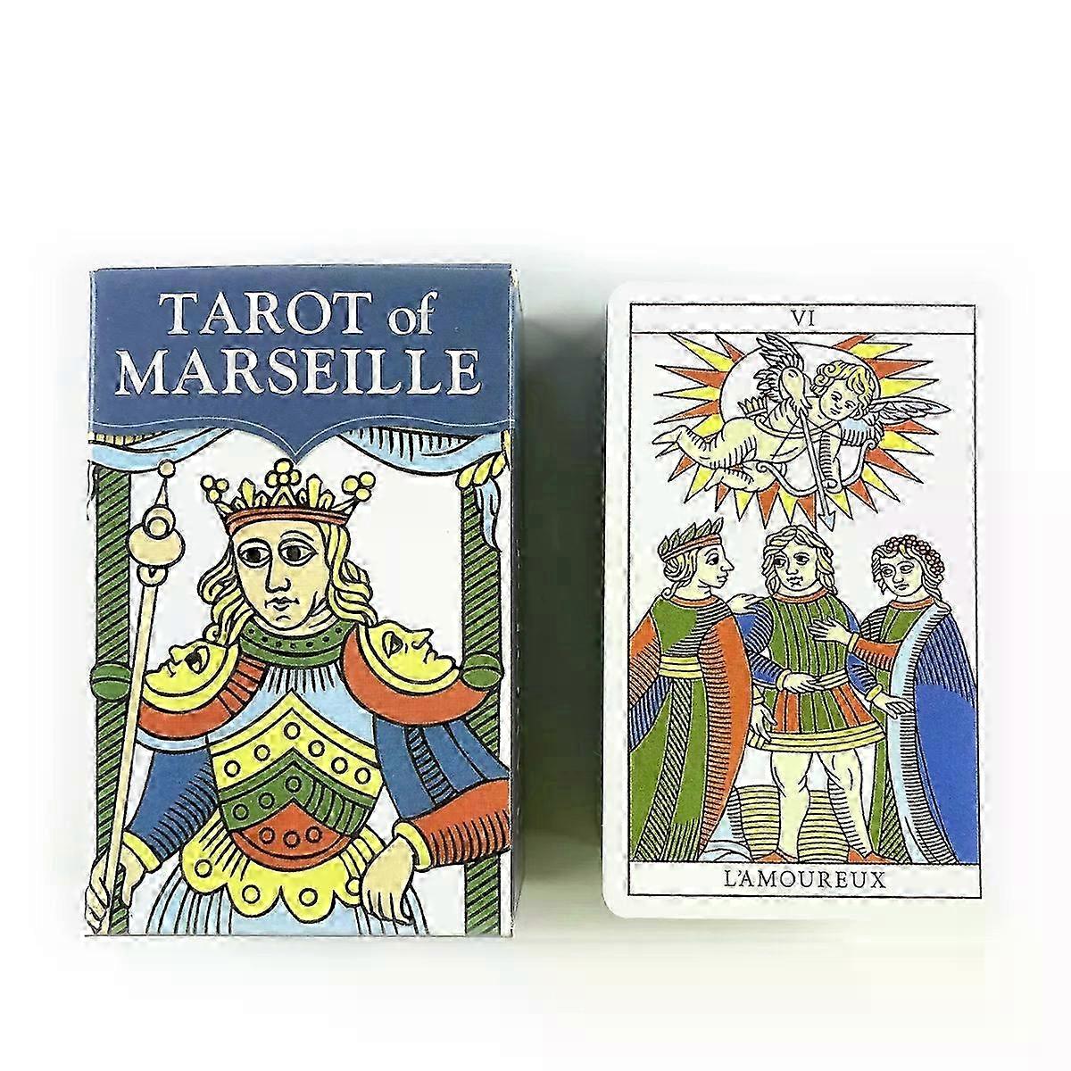 Mini Marseille Tarot Deck 78 Cards