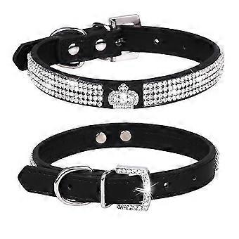 Rhinestone Crown Adjustable Pet Collar