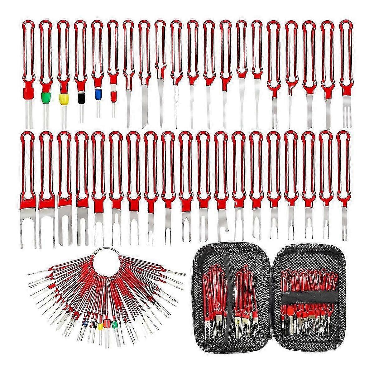 39 Pcs Electrical Pin Removal Tool Kit Wire Connector Terminal Extractor Set