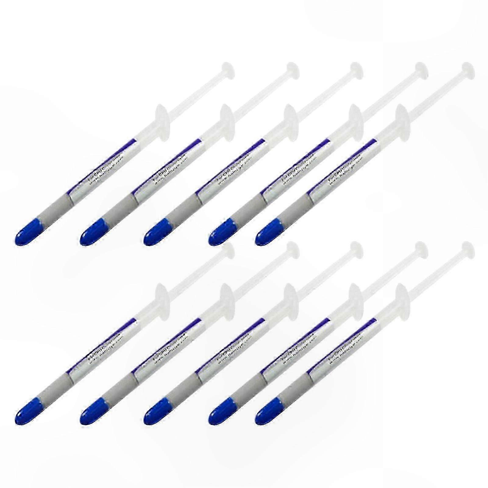 10-Pack Silicone Thermal Grease for Coolers, High-Performance Conductive Compound Paste