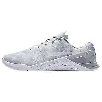 Nike Metcon 3 Cushioning Abrasion Resistant Cushioning, Wear Resistant Low top Training Shoes Unisex White Gray 849808-002