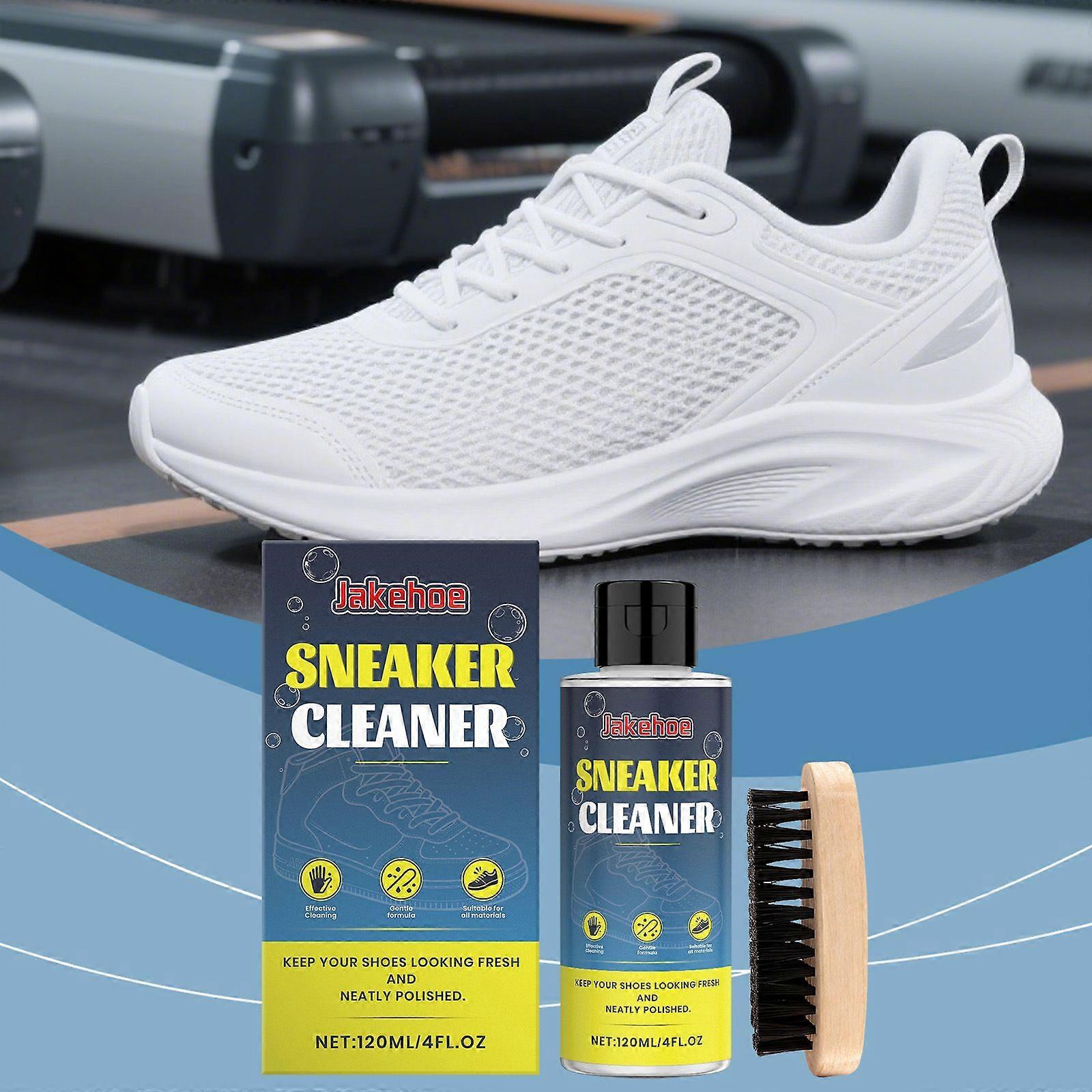 Sneaker Cleaner Kit, Gentle Shoe Care Solution with Brush